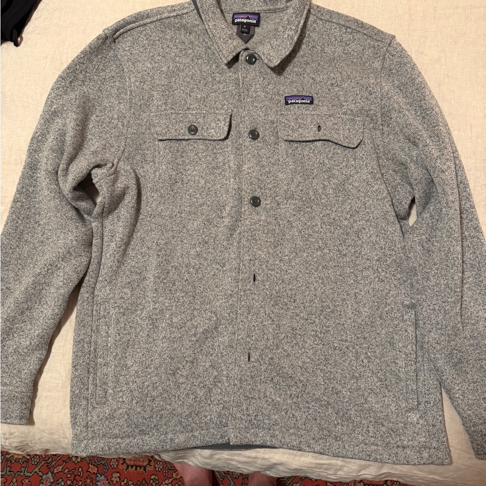 Patagonia Heather Gray Fleece Jacket